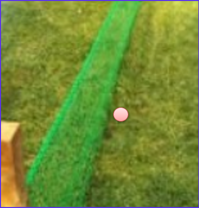 パークゴルフ｜ネットぎりぎりにあるボールの打ち方 | 上々パークゴルフ